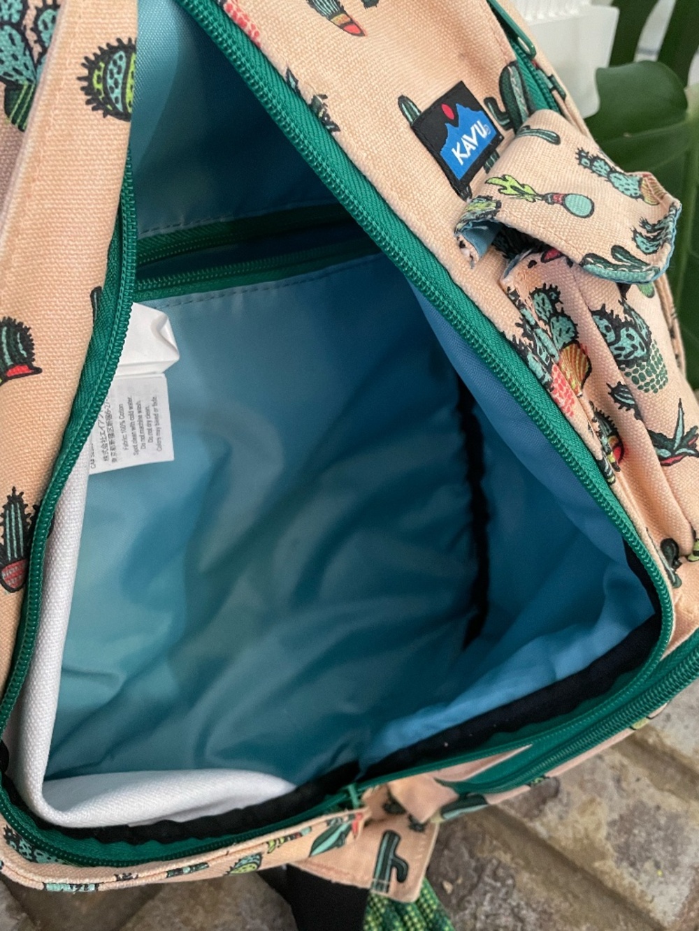 KAVU Rope Bag, Cactus/succulent pattern - Picture 5 of 8